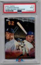 2022 Topps Aaron Judge Roger Maris Game Within The Game #15 PSA 9 MINT