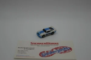 Vintage Galoob Micro Machines Mustang Cobra II Ford White Blue Car - Picture 1 of 2