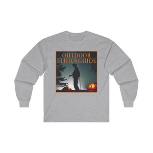 Boy Scout Outdoor Ethics Guide Ultra Cotton Long Sleeve Tee - Picture 1 of 9