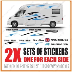 Motorhome campervan graphics stickers decal vinyl camper caravan mg122 - Picture 1 of 2