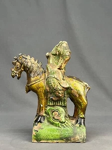 Chinese Sancai Equestrian Form Roof Tile Ming Dynasty - Picture 1 of 23