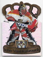 97/98 PACIFIC GOLD CROWN DIE CUTS John Vanbiesbrouck #13