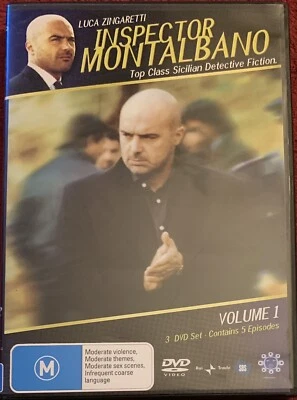 INSPECTOR MONTALBANO: Volume 1 (2000) DVD Luca Zingaretti (REGION 4) RARE - Image 1 of 3