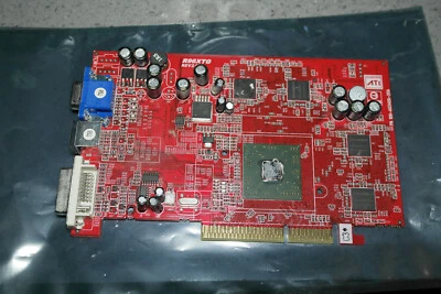 GECUBE ATI RADEON X1050 AGP 256MB 109-A03400-20A for part or repair RAM ISSUE - Image 1 of 3