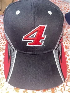 Nascar Kevin Harvick #4 Stewart Haas Racing Adjustable Hat  Mens Black/red/gray - Picture 1 of 11