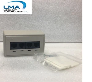 LOT OF 5 X NORDX/CDT AX100398 PORT INTERFACE WALL PLATE IVORY **NEW - Imagen 1 de 5