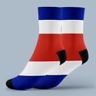 Costa Rican Flag Costa Rica Football World Cup Mens Womens Unisex Gift Socks