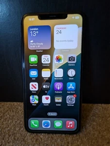 Apple iPhone 11 Pro Max 64GB (New Batt, 100% Health) Space Grey (Unlocked) A2218 - Afbeelding 1 van 11