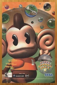 2002 Super Monkey Ball 2 Gamecube Print Ad/Poster Authentic Video Game Promo Art - Picture 1 of 4