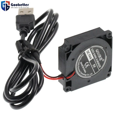 4500 - 10000 RPM 4010 DC Turbo Blower Fan Mini Brushless Cooling Fans 5V USB - Image 1 of 4