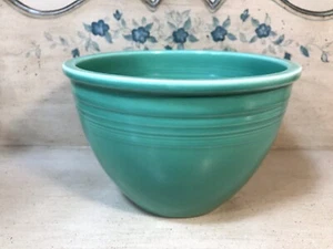 Vintage Fiestaware Green #4 Nesting Mixing Bowl - Picture 1 of 13
