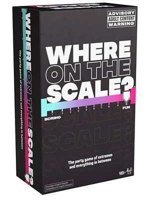 Spin Master Games, Where on The Scale, A Party Game of Extremes, Date Night Game Foto 1 de 3