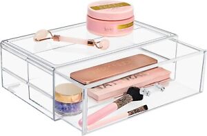 Sorbus Stackable Acrylic Drawers - 1 Clear Storage Drawers