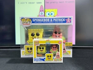 Funko POP! SpongeBob And Patrick Best Friend 2 Pack AND Keychain 2 pack ๐ - Picture 1 of 5