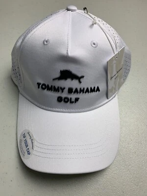 Tommy Bahama Golf Tip Your Cap Cocktail Recipe Island Life Adjustable Hat New - Image 1 of 4