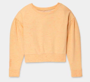 UGG Womens Large Tenley Crewneck Melange in Yellow Neon - Picture 1 of 5