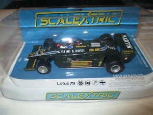 Scalextric Slot Car C4423  LOTUS 79 USA GP WEST 1979 MARIO ANDRETTI - Picture 1 of 3