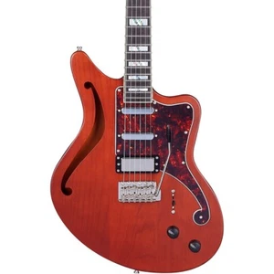 D'Angelico Deluxe Bedford SH Guitar Duncan Pickups Wilkinson Tremolo Matt Walnut - Picture 1 of 6