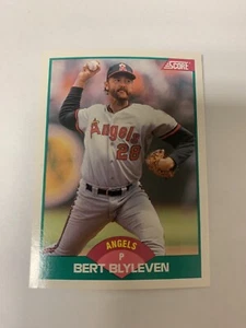 1989 Score Traded Bert Blyleven Los Angeles Angels  - Picture 1 of 1