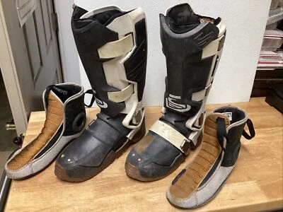 Vintage Scott Genius Motocross Motorcycle Boots And Booties Men's Size 10.5 Read - Image 1 of 4