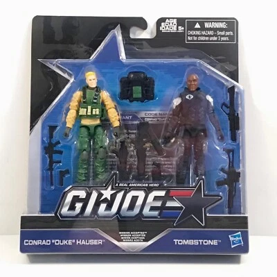 Figura de acción GI Joe 50th Mission Accepted Duke Tombstone paquete de 2 nuevas 4" 2016 Foto 1 de 3