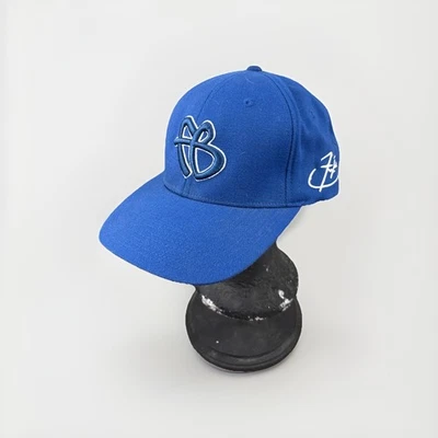 Vintage FUBU Fitted Hat Blue FB Logo Embroidered Hip Hop Y2K Streetwear Cap - Image 1 of 3