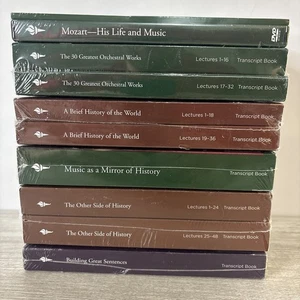 THE GREAT COURSES - 8 Transcript Books + Mozart DVD/Book BRAND NEW SEALED - Picture 1 of 2