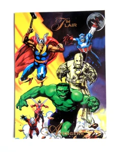 1994 FLEER MARVEL FLAIR BASE CARD #11 AVENGERS NM - Picture 1 of 2