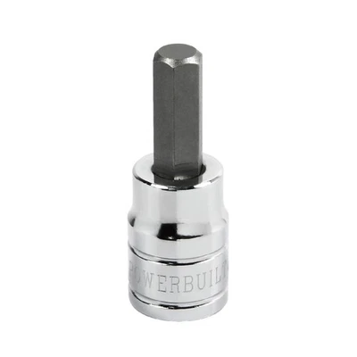 Powerbuilt 3/8 Inch Drive x 8 MM Hex Bit Socket - 648665 - Image 1 of 4