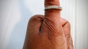 Sterling Silber vergoldet 925 Größe 8 - Bild 1 von 2