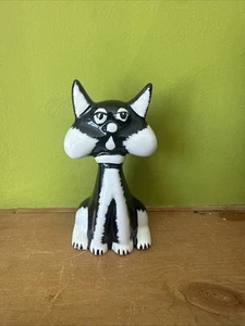 Estatuilla de gato de cerámica Lorna Bailey Old Ellgreabe - Imagen 1 de 4