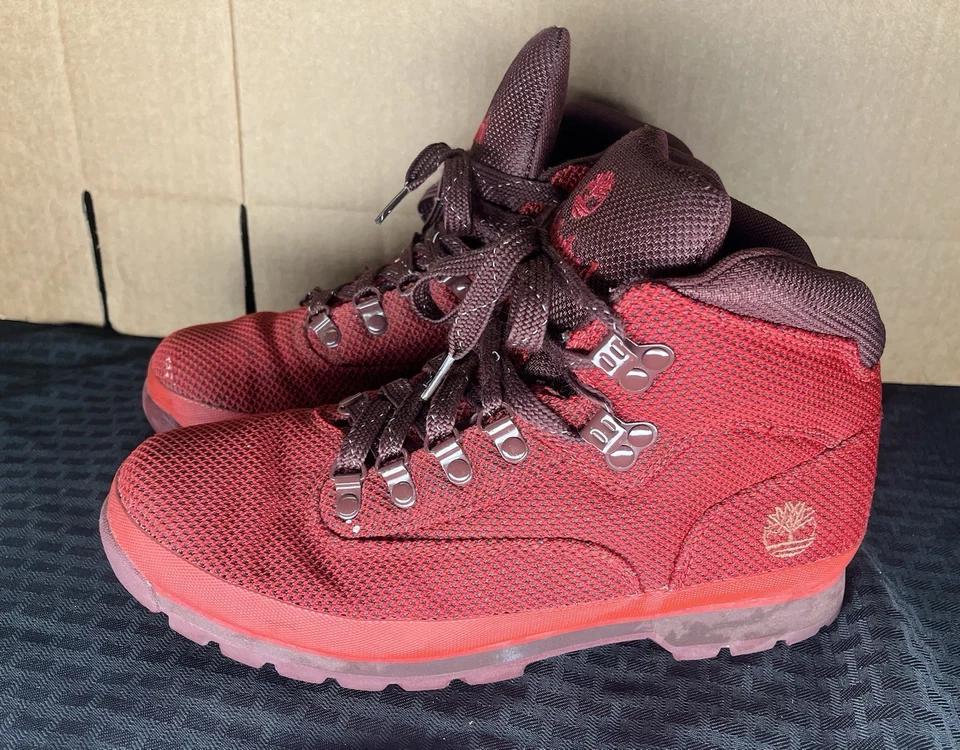 Red Timberland Euro туристические ботинки-кордура - размер 10 - Изображение 1 из 4
