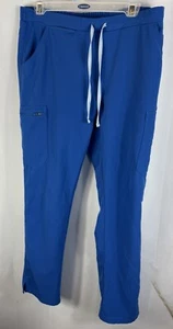 Figs Technical Collection Cargo Scrub Pants Women’s Size Medium Blue - Picture 1 of 9