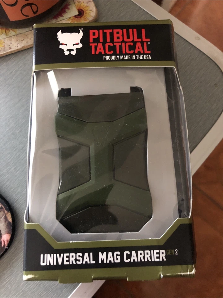 Pitbull Tactical - UNIVERSAL MAG CARRIER POUCH - OD Green, 9MM TO 45 ACP - Image 1 of 1