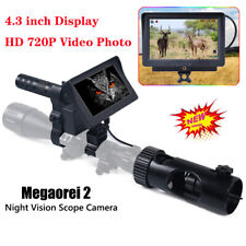 4.3in Hunting Camera Infrared Night Vision Scope 720P Video Photo for Riflescope