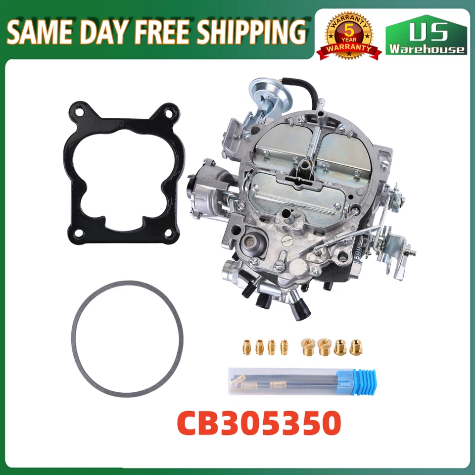 Rochester Quadrajet 4 BBL Carburetor For 305-350 Engines 650 Cfm Electric Choke Foto 1 de 4