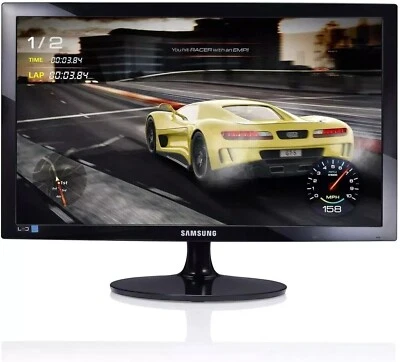 Samsung 24" LED Monitor LS24D330HSX/EN - Black New - Image 1 of 4