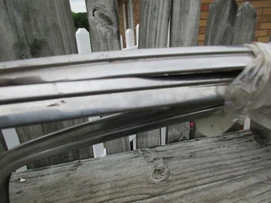 1953 PONTIAC 2 DOOR SEDAN BACK WINDOW TRIM/MOLDING/STAINLESS/5 - Picture 1 of 3