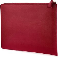 Genuine HP Spectre 13.3" L-Zip Leather Laptop Sleeve Case Empress Red 2HW35AA UK