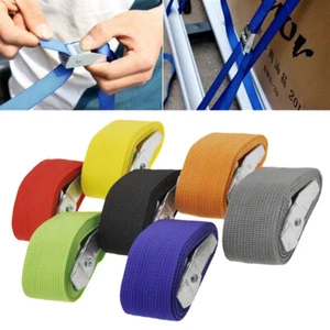 Tension Belts Stronglash Rope Ratchet Metal Buckle Cargo Strap Luggage Car Bike - Picture 1 of 14