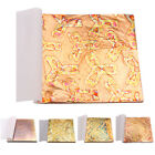 50 Sheets Copper Gold Leaf Paper Leaf Gilding Nail Art Glitter Card Making