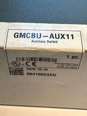 AutomationDirect GMCBU-AUX11 Auxiliary Contact Block - New Sealed Factory Box - Image 1 of 3