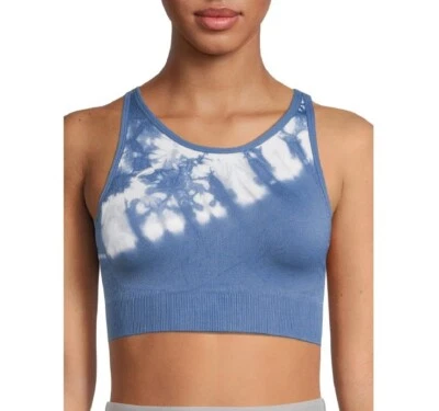 Nuevo con etiquetas Sujetador deportivo para mujer Avia azul tie dye cuello alto con tiras en la espalda talla XL Foto 1 de 3