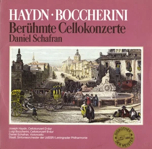 HAYDN BOCCHERINI Cello Concertos DANIEL SHAFRAN Eurodisc 88637 Gold Label EX-NM - Picture 1 of 3