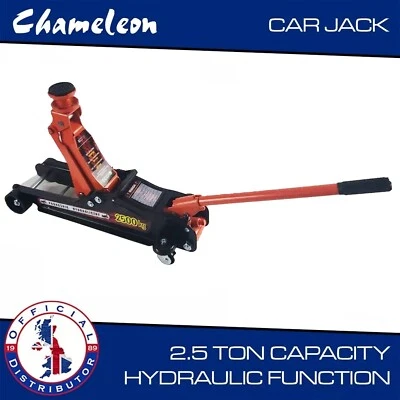 Trolley Jack 2.5 Ton Hydraulic 8-38cm Heavy Duty Low Profile Car Lift Garage