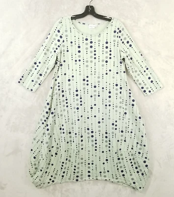 Vestido de Algodón Pradera Mujer S Verde Lunares Algodón Linterna EE. UU. Lagenlook Foto 1 de 4