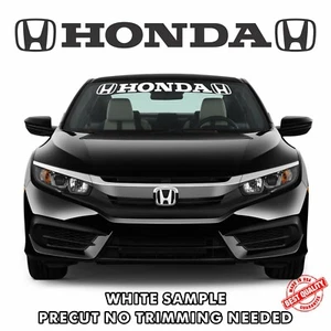 Honda Logo Windshield Emblem Vinyl Decal Sticker Emblem Vehicle Graphics |21 - Picture 1 of 4
