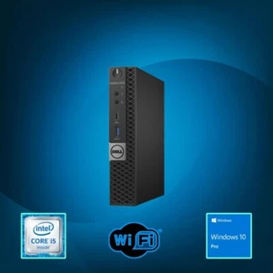 PC DESKTOP MINI DELL 7050 INTEL I5-7500T RAM 8GB SSD 256GB WIN 10 PRO WIFI - Afbeelding 1 van 3