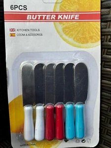 Butter Knife Cheese Cream Jam Honey Mini Knife Spreader Butter Scraper 10cm Smal - Picture 1 of 6