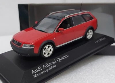 Audi A6 C5 Avant Allroad 2.5 Quattro Red 2001 1:43 Minichamps 400 010015 RARE!! - Image 1 of 4